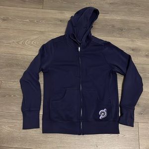Plum purple Peloton hoodie sweatshirt